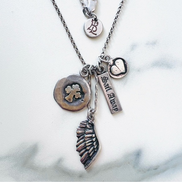 Bloodline Design Jewelry - Marvelous RARE Retired Bloodline Design Charm Necklace .925 Sterling Silver